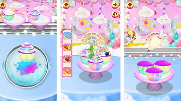 PLAY FUNNY COOKING GAME UNICORN CHEF BAKING #13 | CUPCAKE | PLAY GAME ON ANDROID /IOS