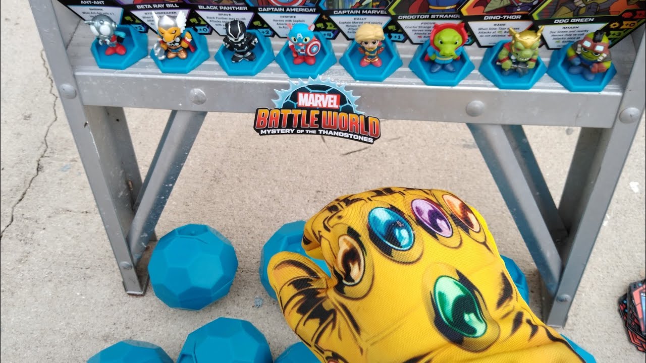 Complete Figure Set with Codes! Marvel Battleworld Mystery of the  Thanostones - Episode 7