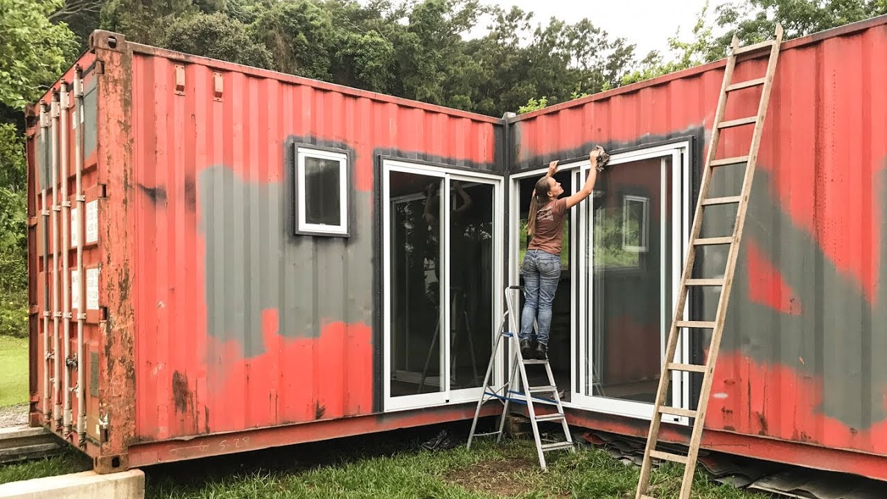 Shipping Container – How to Install Aluminum Doors – Living Tiny Project Ep. 011
