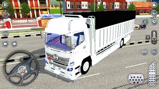 Truck Hino 500 Bumper Modif Truck BUSSID - Indonesia Bus Simulator Mod - Android Gameplay screenshot 4