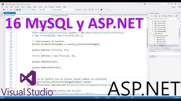 MySQL y ASP .NET - 16 - Tutorial ASP.NET en español