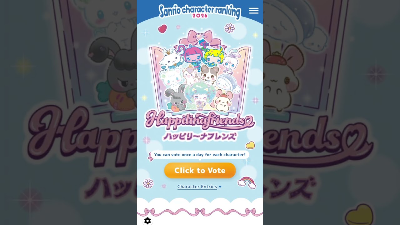 Let's VOTE for the FUTURE NEW Sanrio character!