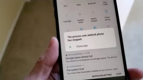 How To Fix "The process com android phone has stopped" Error Message On All Android Smartphone!