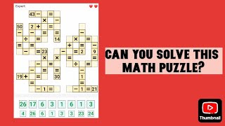 Can you solve this puzzle | mind game math puzzle | cross math game | ZY gaming