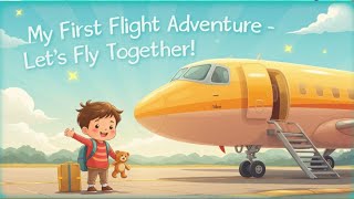 My First Flight ✈️ | Fun Airplane Song for Kids | Learning Rhymes