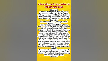 Văn Khấn Ngày Vía Thần Tài tại gia - cúng Thần Tài Thổ Địa mùng 10 tháng Giêng