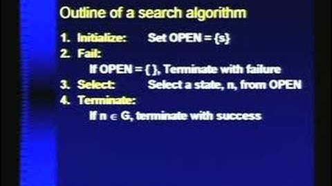 Lecture  - 2 Problem Solving by Search