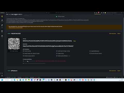   How To Setup API Access In Binance Binance Crypto Binanceapi