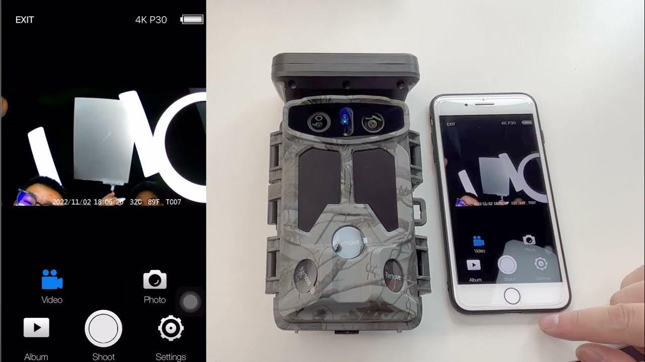 Guide to Campark TC07 Trail Camera APP Connection Hunting 4K Pro
