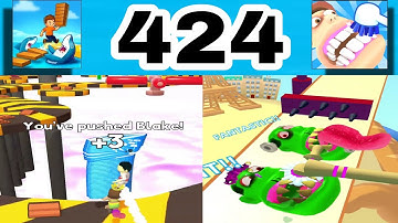 Shortcut Run VS Teeth Runner: GameplayWalkthrough All Levels ( part 424)