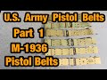 M1936 pistol belt us army web belts part 1