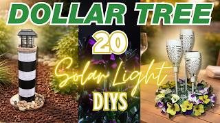 Famous 20 Solar Light Dollar Tree DIYs That Look Expensive ๐ Outdoor Decor on a Budget Wealth