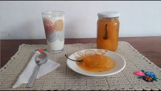 Dulce de tomate de árbol en almíbar / Receta Colombiana