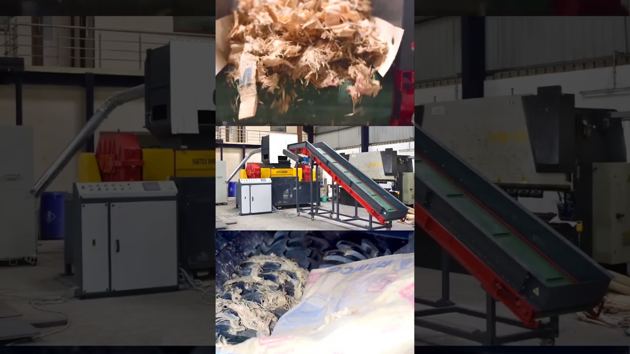 PP Raffia Bag Shredder /  HDPE Bag Shredder /Jumbo Bag Shredder / PP Woven Bag Shredder