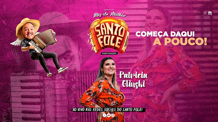 SANTO FOLE RECEBE PATRICIA GLINSKI
