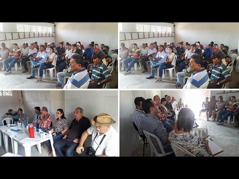 Reunião com os agricultores em Caiçara para dabater sobre o Projeto Algodão Paraíba