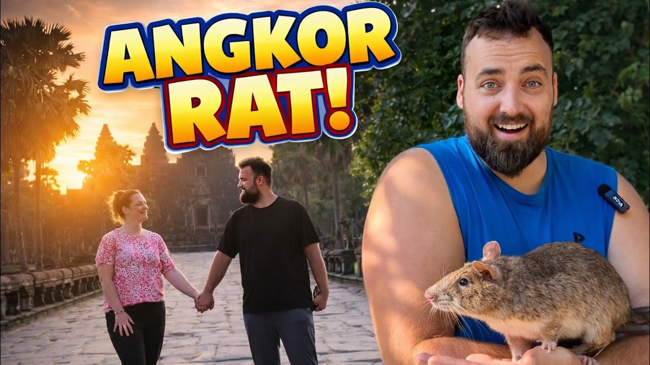 Angkor Wat en ENORME ratten! 🐀 Siem Reap  សៀមរាប (deel 7)
