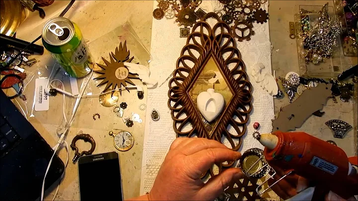 "Endless love" a steampunk canvas tutorial