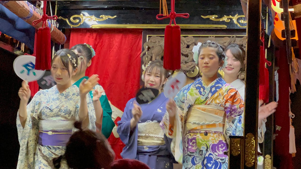 2024.7.25中津祇園　町内まわり　夜　大分県中津市