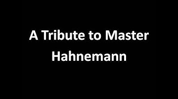 Tribute to Master Dr. Samuel Hahnemann on his Birth Aniversary