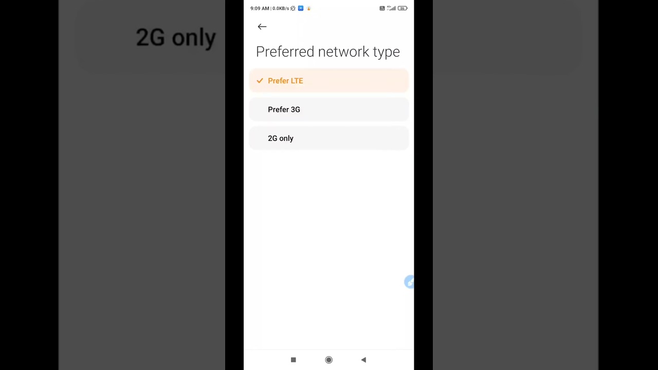 how to set preferred network type l change network mode 2G, 3G, 4G prefer LTE in redmi phone