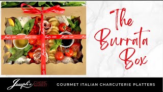 Joseph's Classic Market Charcuterie Burrata Box Time-lapse
