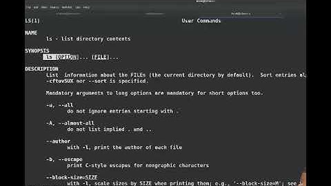 How to use man \ help command in Linux and Unix