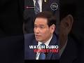 Marco Rubio DESTROYS Ted Lieu — WOW! #marcorubio #tedlieu #shorts