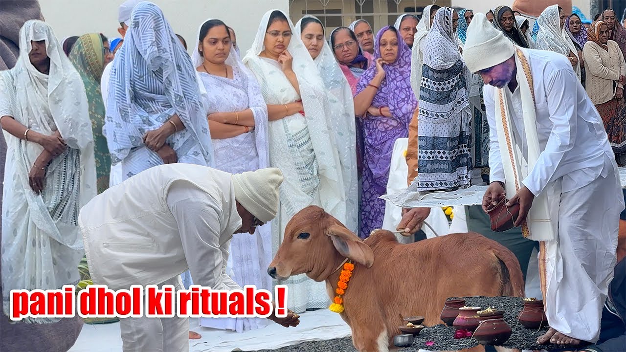 Dada ko yaad karke sab emotional ho gaye aur pani dhol ki rituals ...