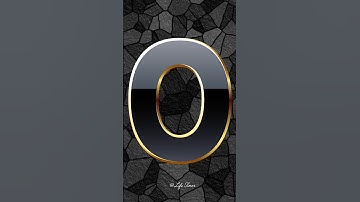 Luxury Countup 0–9 | Golden Black Numbers with Voice #countup #shorts