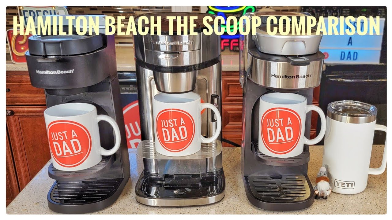 Hamilton Beach The Scoop Single-Serve Stainless Steel Coffee Maker