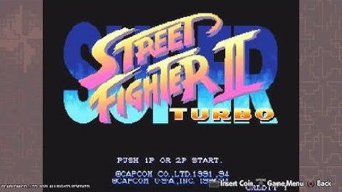 Ryu Super Street Fighter II: Turbo X GM Challenge Capcom Arcade Stadium PS4 20231023125427