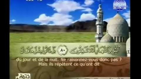 سورة المؤمنون / Les Croyants / الشيخ مصطفى اللاهوني