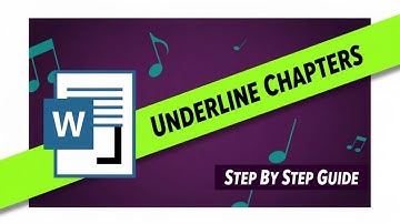 Stap voor stap hoofdstuktitels onderstrepen in Microsoft Word