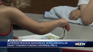 Gov. Beshear announces $36 million to help fund universal pre-K in Kentucky
