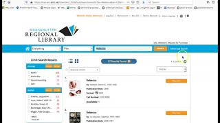 MRL Tutorial: Placing Holds Using the Online Catalog (7/23/21)