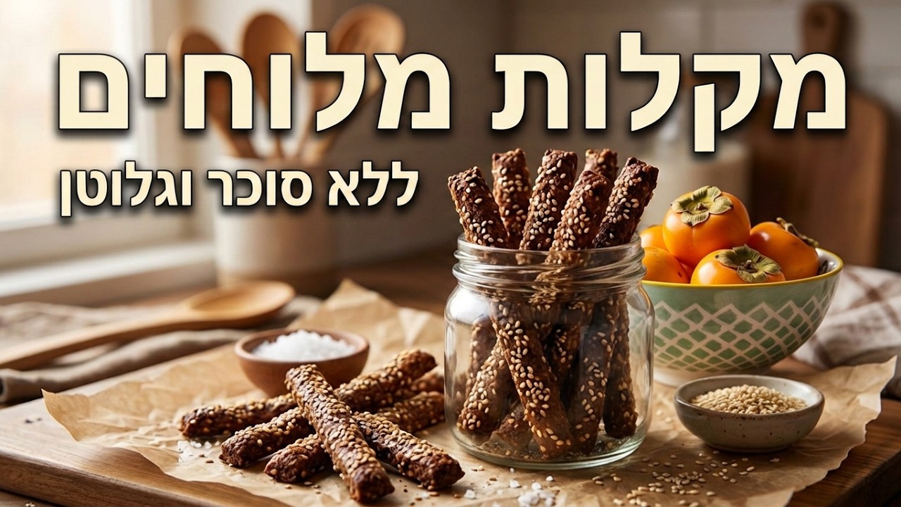 מקלות מלוחים נטולי סוכר, חלב וגלוטן! 😋😋 #ללאסוכר #ללאגלוטן #בריאות
