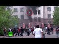 Video: Trapped People Jump Out Of Burning Building Sad Moment
