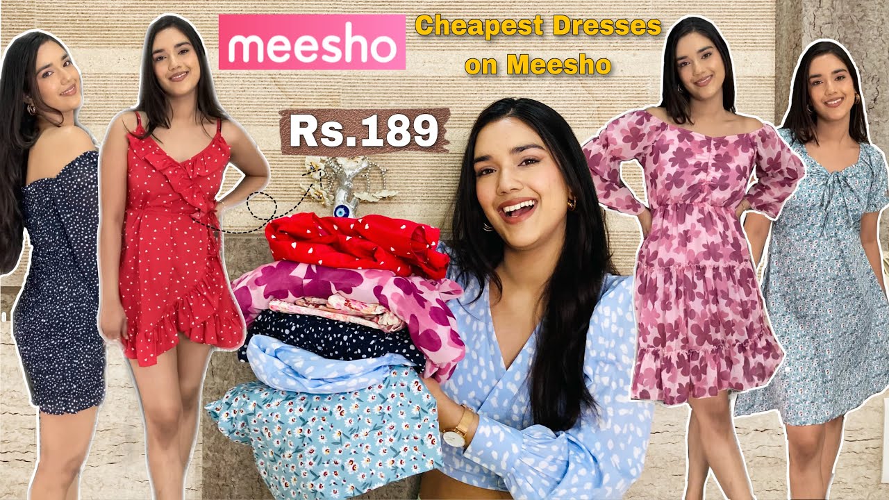 *Cheapest* MEESHO Dress Haul Starting from Rs.189 Most Trendy