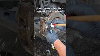 How to clean a caliper like a pro detailer not a mechanic! Dura-coating.com