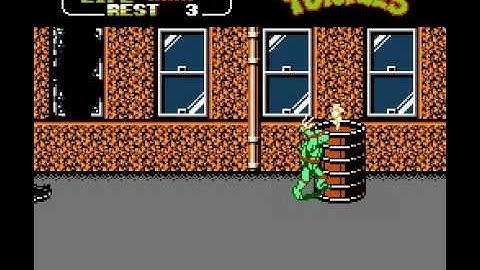 Teenage Mutant Ninja Turtles 2, Scene 5 (NES)