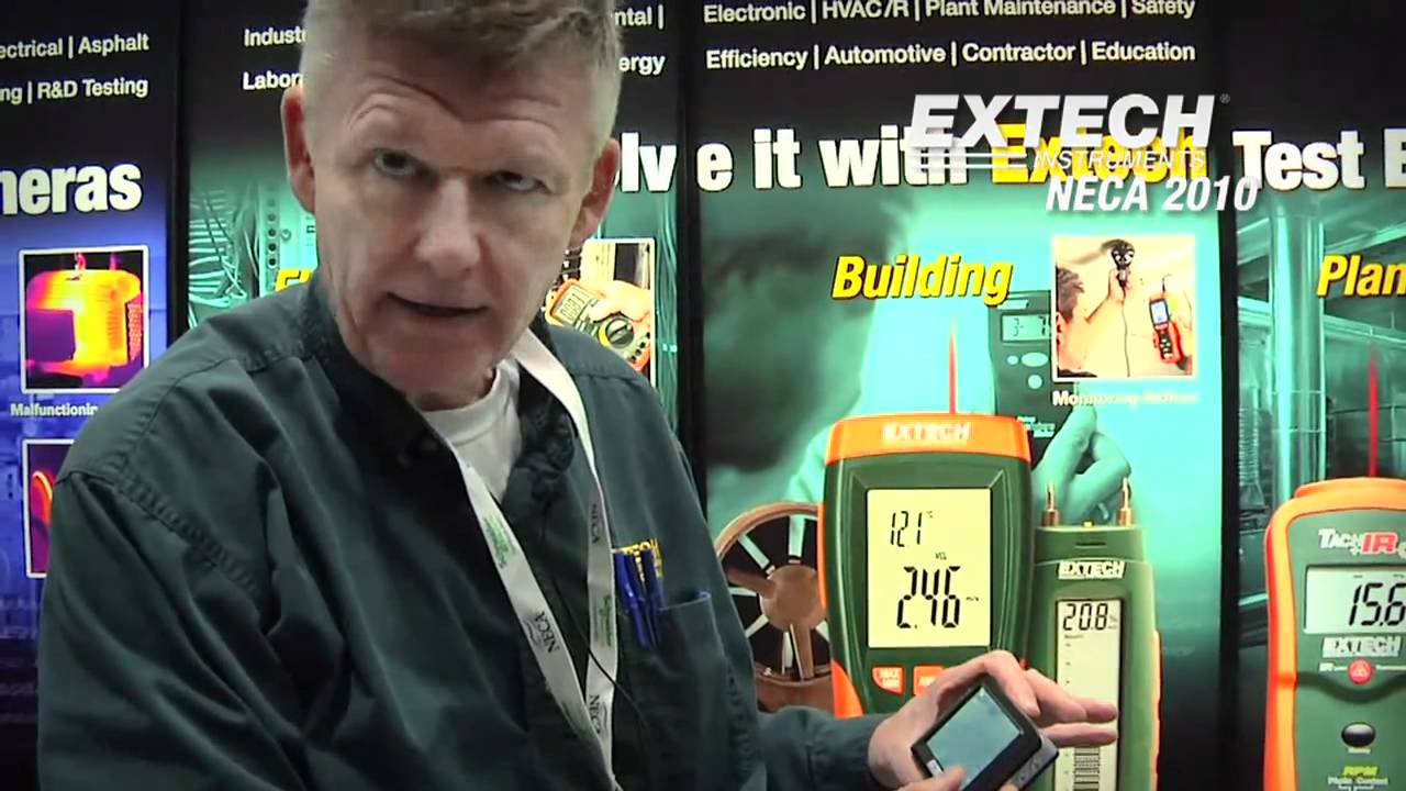 Extech at NECA 2010 BR200 Wireless Video Borescope YouTube