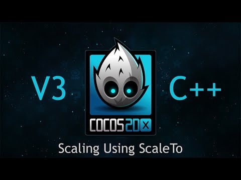 Cocos2d-x v3 C++ Tutorial 14 - Scaling Using ScaleTo
