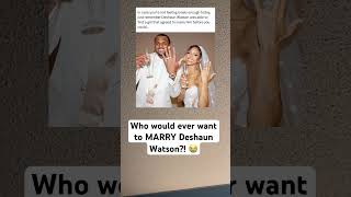 Deshaun Watson SOMEHOW Has a WIFE… 😳 #nfl #football #shorts