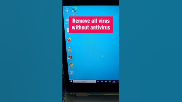 How to remove all virus from laptop without antivirus
