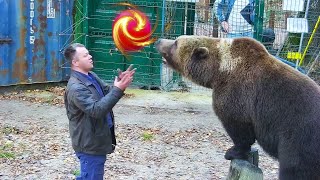 Папа и подарок. Или папа-подарок? 🐻🎁/Bear Mansur