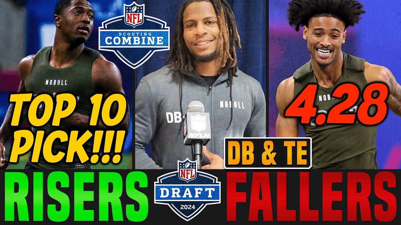 2024 NFL Combine Risers & Fallers | DB & TE - YouTube