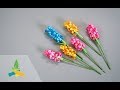 How to make paper flower hyacinth | DIY Tutorial