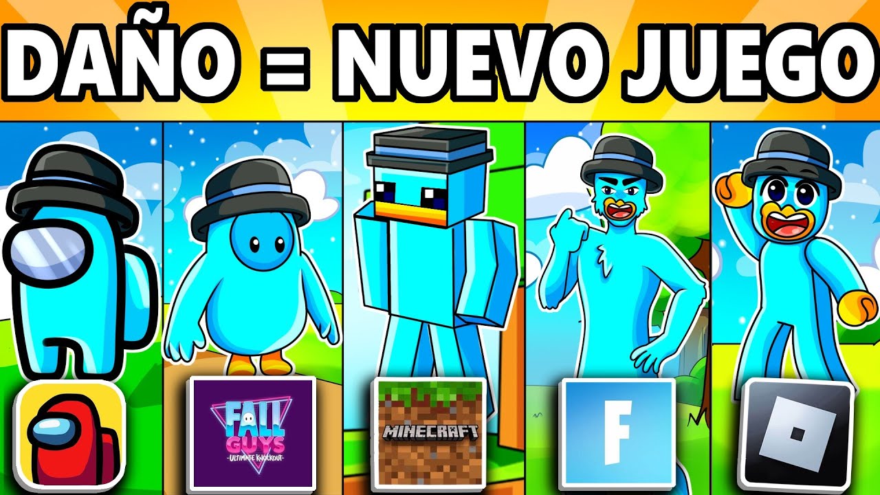 Minecraft, Pero Si Me Hago Daño Cambio de JUEGO!