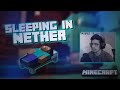 Sleeping In Nether Gone Wrong | Minecraft Miniclip